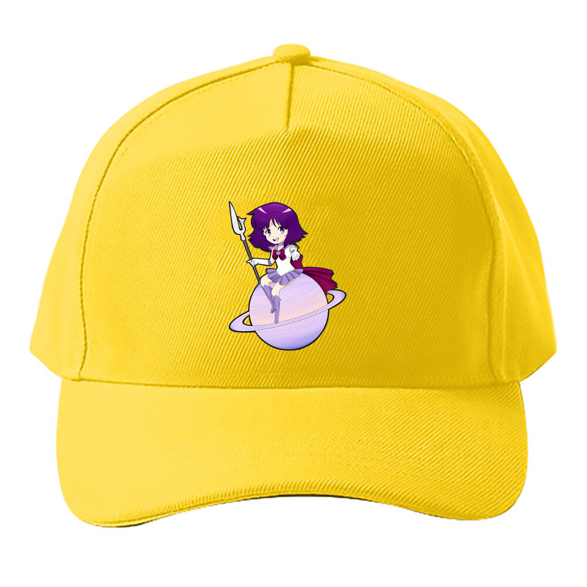 （画像用） 美少女戦士セーラームーン 土萠ほたる Sailor Moon Tomoe Hotaru （セーラーサターン；Sailor Saturn） ベースボールキャップ 綿100％ 男女兼用 帽子 スポーツ